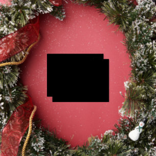 Create Your Own Black Custom Personalised Foil Holiday Postcard