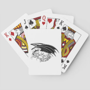 Create Your Own Black Dragon Playing Cards