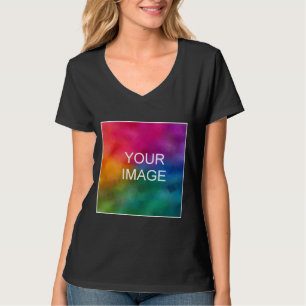Create Your Own Black Elegant Modern Template T-Sh T-Shirt