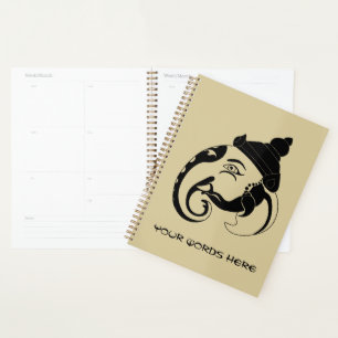 Create Your Own Black & Gold Ganesh Profile Planner