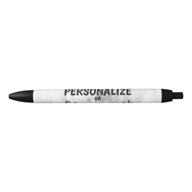 Create Your Own Black Ink Pen (Front)