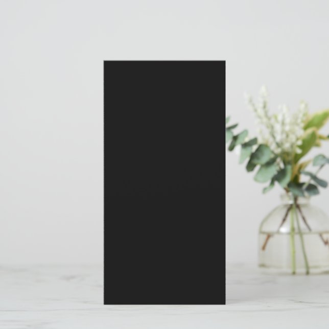 Create Your Own Black personalised Halloween Cards (Standing Front)