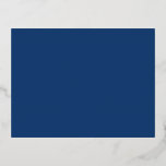 Create Your Own blank dark blue Foil Holiday Postcard<br><div class="desc">This design is minimalist style which can be easily updated with your photo and text. If you need any help please contact me using the massage button below and I will be happy to help.</div>