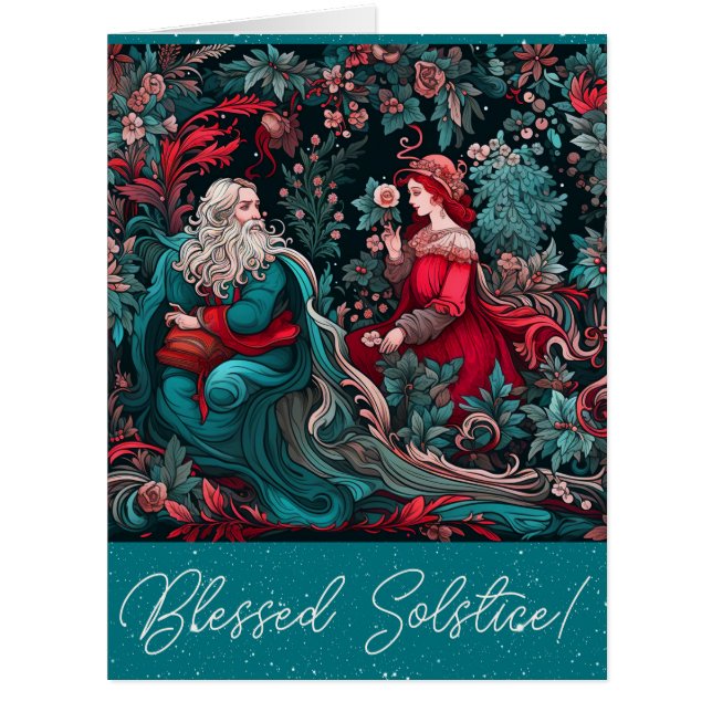 Create Your Own Blessed Solstice Garden Lovers (Front)