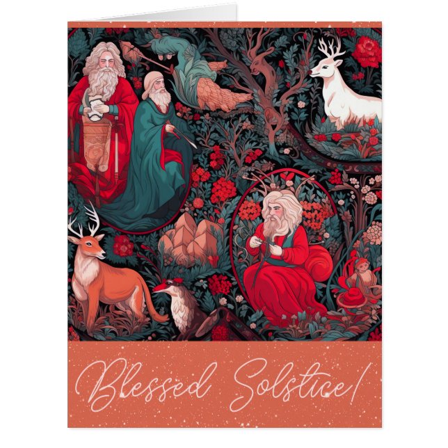 Create Your Own Blessed Solstice Gnomes Deer (Front)