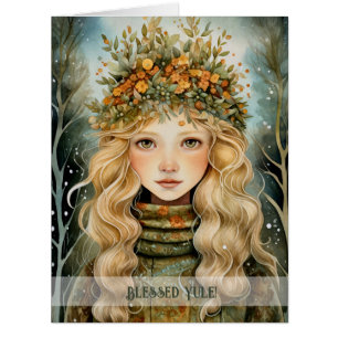 Create Your Own Blonde Winter Solstice Maiden