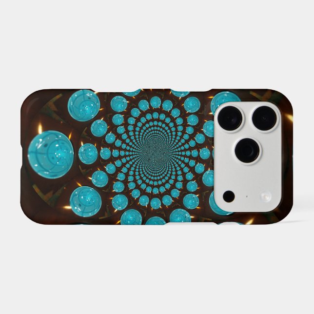 Create Your Own Blue Lights Kaleidoscope  (Back (Horizontal))