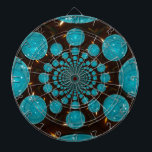 Create Your Own Blue Lights Kaleidoscope  Dartboard<br><div class="desc">Dart Board</div>