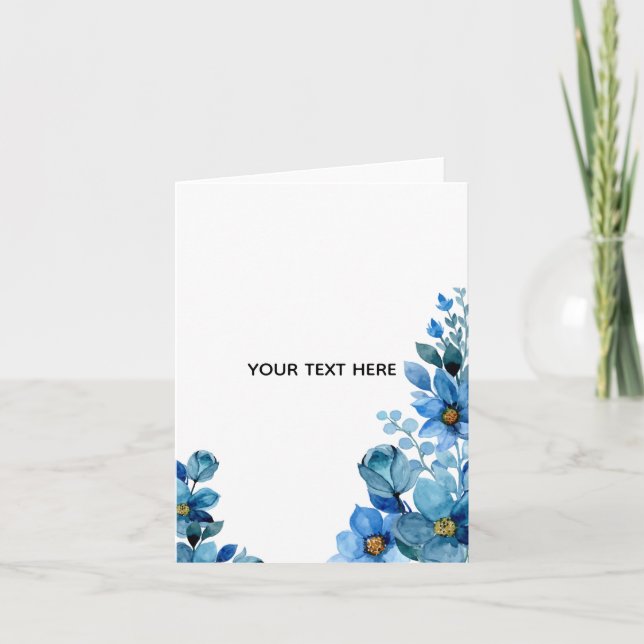 Create Your Own Botanical Design Card (Front)