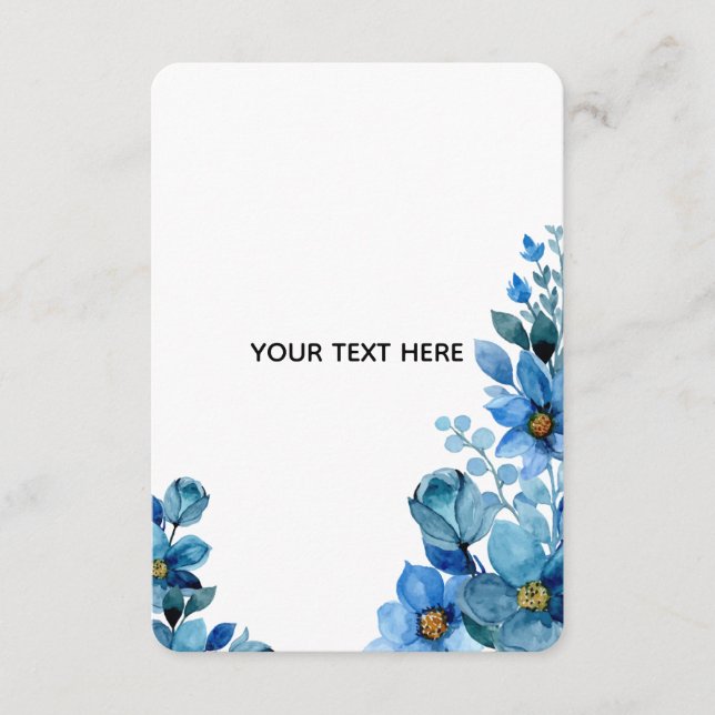 Create Your Own Botanical Design Enclosure Card (Front)