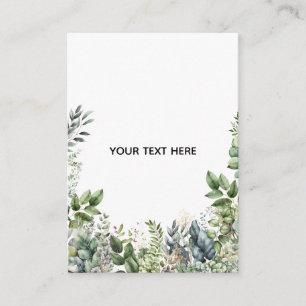 Create Your Own Botanical Design Enclosure Card