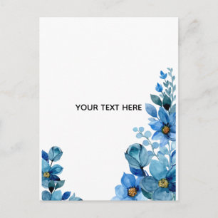 Create Your Own Botanical Design Holiday Postcard