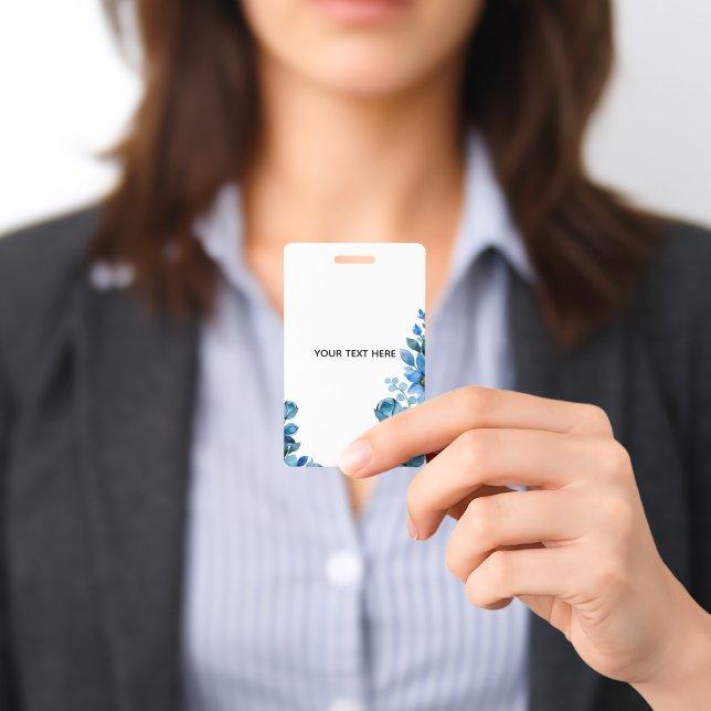 Create Your Own Botanical Design ID Badge (Presented)