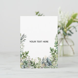 Create Your Own Botanical Design Invitation