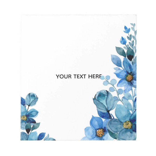 Create Your Own Botanical Design Notepad (Front)