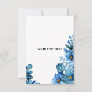 Create Your Own Botanical Design Thank You Card