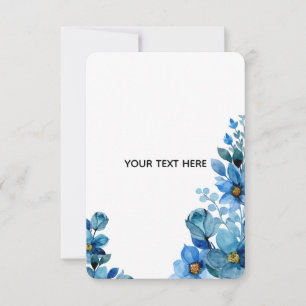 Create Your Own Botanical Design Thank You Card