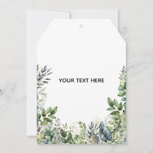 Create Your Own Botanical Design Thank You Card