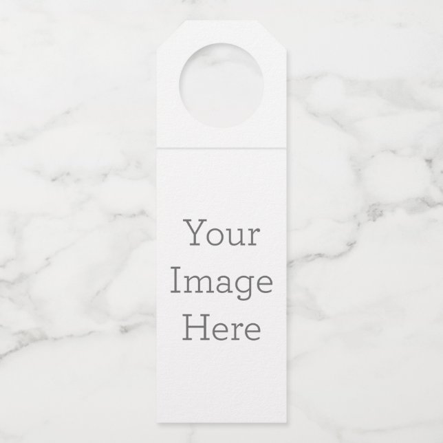 Bottle Hanger Tags, Signature Matte (Front)