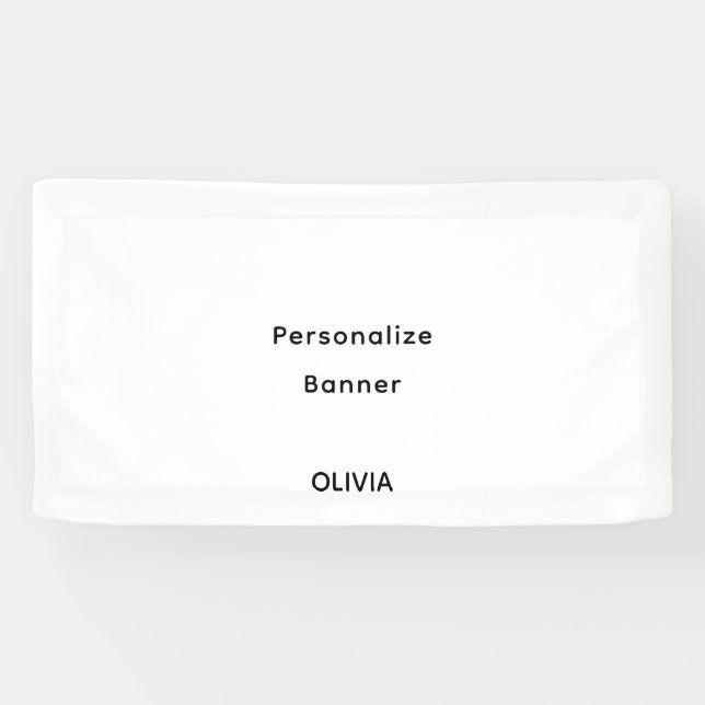 Create your own Brand Promotion Simple Banner (Horizontal)