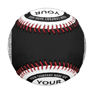 Create Your Own Branded Baseball Example with Logo