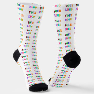 Create Your Own Branded Business Logo Socks Gift