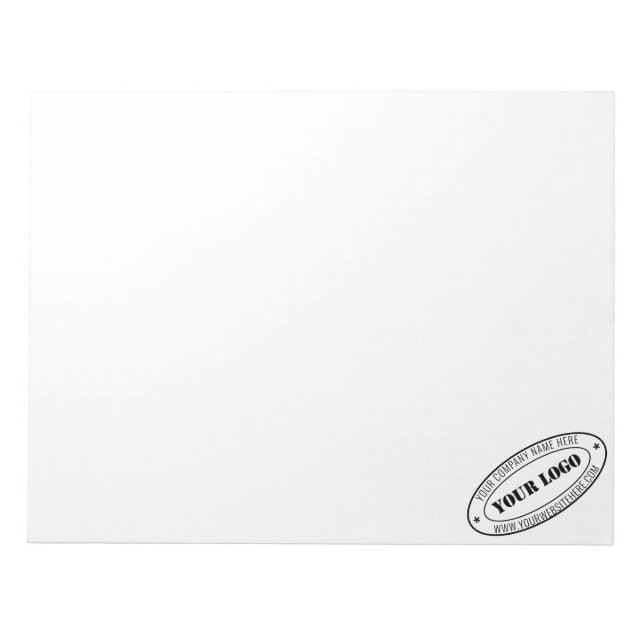 Create Your Own Branded Business Notepad Template (Front)