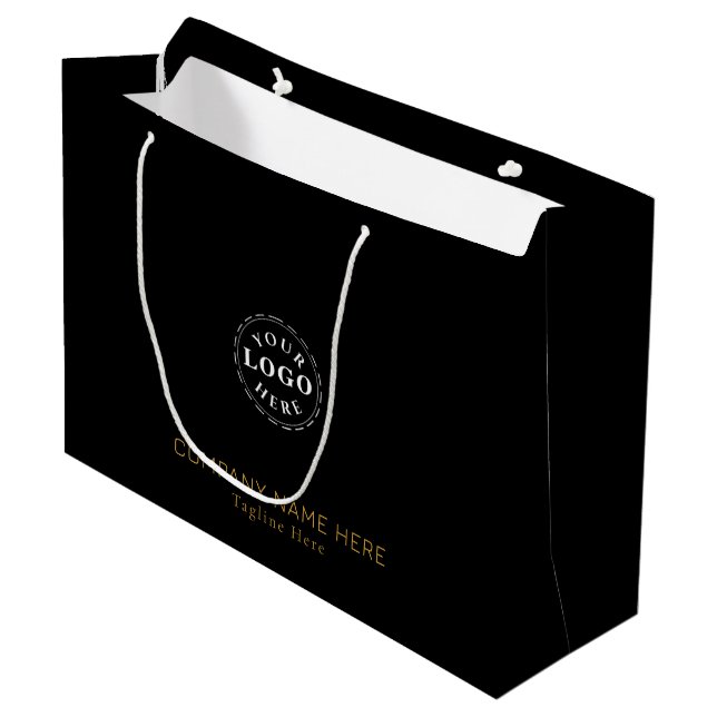 Create Your Own Branded Large Gift Bag (Front Angled)