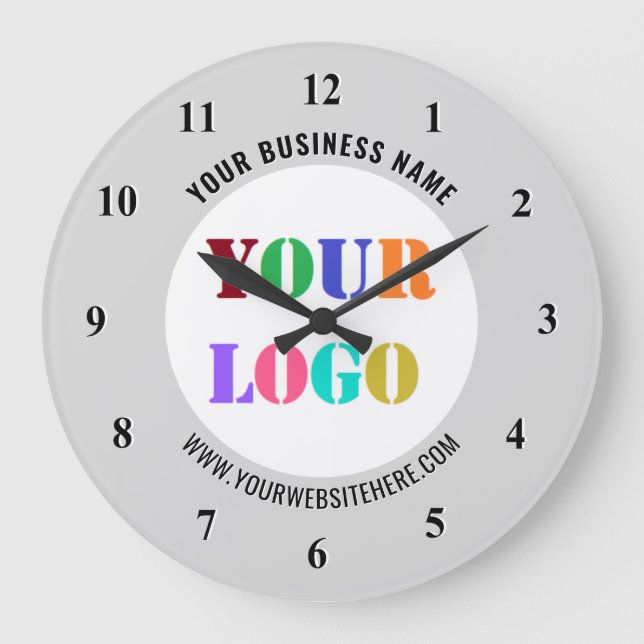 Create Your Own Branded Promotional Clock Template (Front)