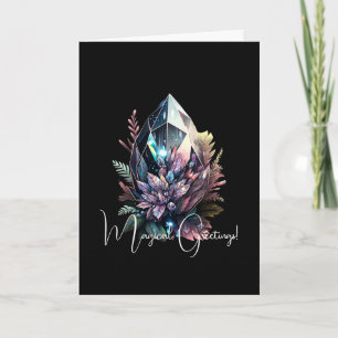 Create Your Own Bright Crystals Card