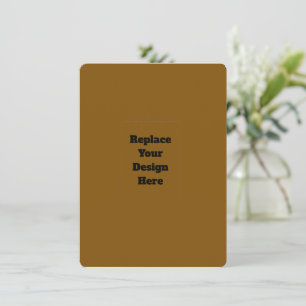 Create Your Own Brown Announcement