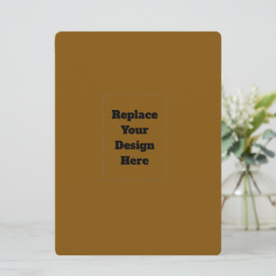 Create Your Own Brown Announcement