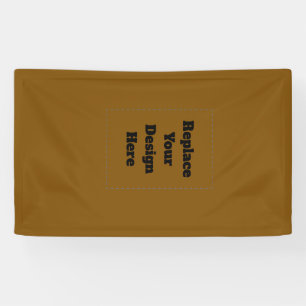 Create Your Own Brown Banner