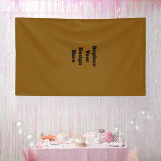 Create Your Own Brown Banner
