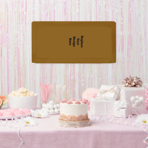 Create Your Own Brown Banner