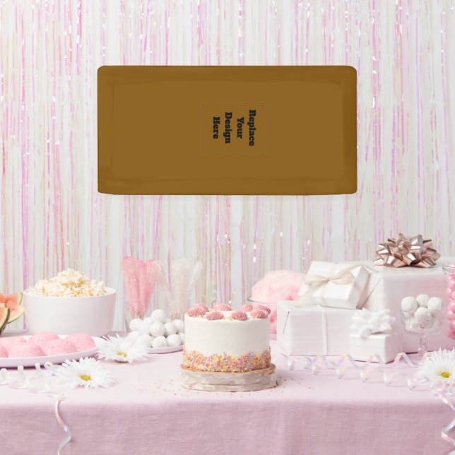 Create Your Own Brown Banner (Party)