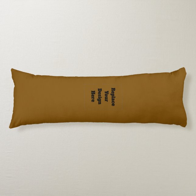 Create Your Own Brown Body Cushion (Front)