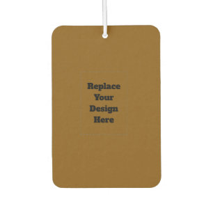 Create Your Own Brown Car Air Freshener