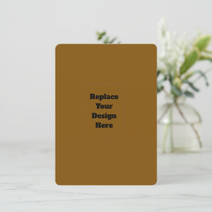 Create Your Own Brown Card