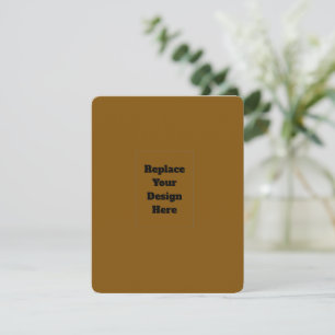 Create Your Own Brown Card