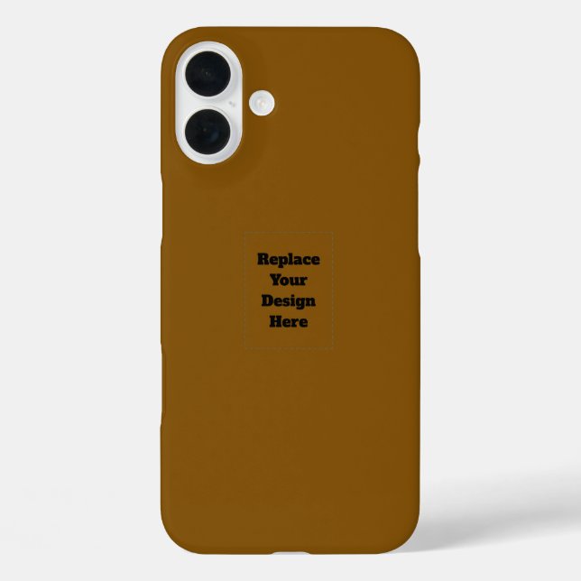 Create Your Own Brown Case-Mate iPhone Case (Back)