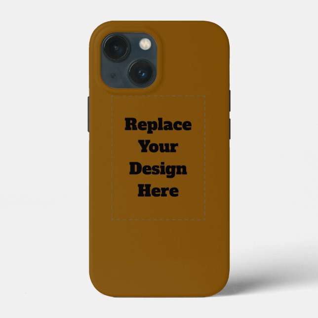 Create Your Own Brown Case-Mate iPhone Case (Back)