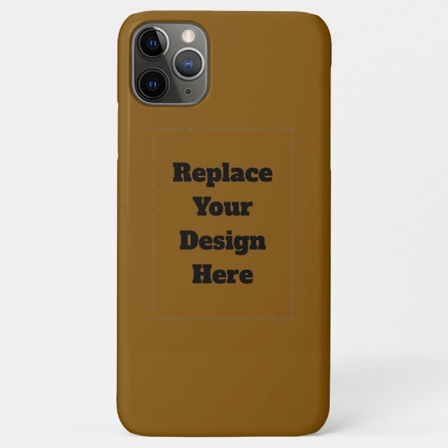Create Your Own Brown Case-Mate iPhone Case (Back)