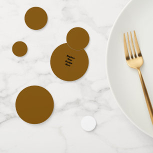 Create Your Own Brown Confetti