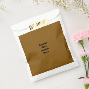 Create Your Own Brown Favour Bags