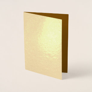 Create Your Own Brown Foil Card