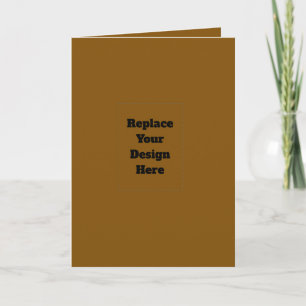Create Your Own Brown Holiday Card