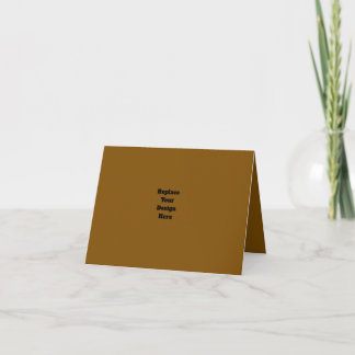 Create Your Own Brown Invitation