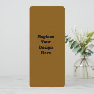 Create Your Own Brown Invitation