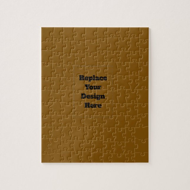 Create Your Own Brown Jigsaw Puzzle (Vertical)